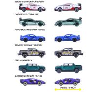 Autíčko Deluxe Cars, 6 druhů